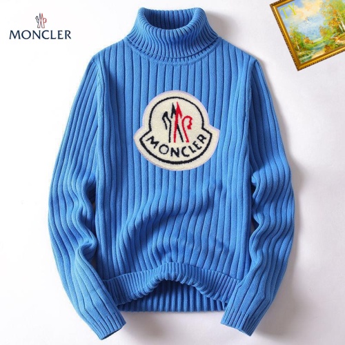 Wholesale Moncler Sweaters Long Sleeved For Men #1254254 $40.00 USD, Wholesale Quality Replica Moncler Sweaters