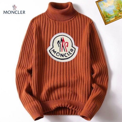 Wholesale Moncler Sweaters Long Sleeved For Men #1254256 $40.00 USD, Wholesale Quality Replica Moncler Sweaters