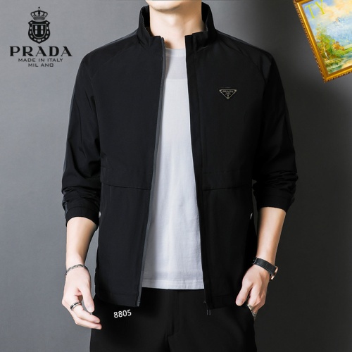 Replica Prada Jackets Long Sleeved For Men #1254265 $60.00 USD for Wholesale