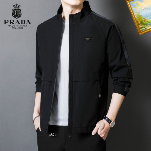 Replica Prada Jackets Long Sleeved For Men #1254265 $60.00 USD for Wholesale