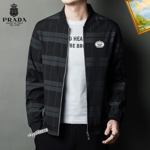 Replica Prada Jackets Long Sleeved For Men #1254271 $60.00 USD for Wholesale