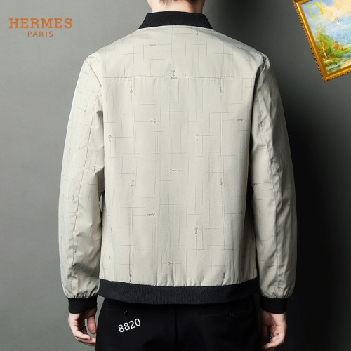 Replica Hermes Jackets Long Sleeved For Men #1254272 $60.00 USD for Wholesale