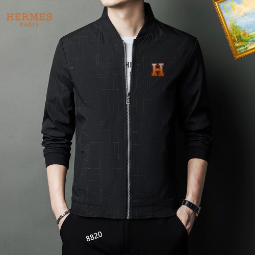 Wholesale Hermes Jackets Long Sleeved For Men #1254274 $60.00 USD, Wholesale Quality Replica Hermes Jackets