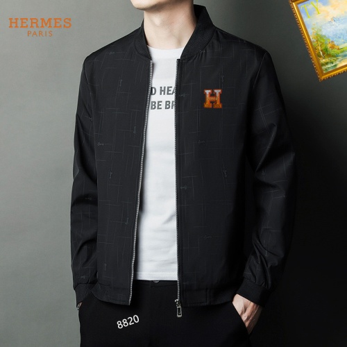 Replica Hermes Jackets Long Sleeved For Men #1254274 $60.00 USD for Wholesale