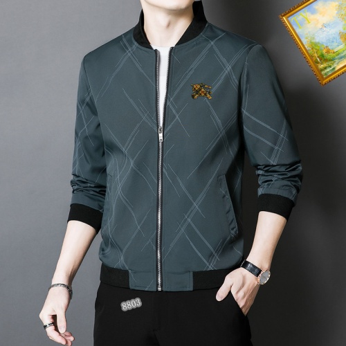 Wholesale Burberry Jackets Long Sleeved For Men #1254279 $60.00 USD, Wholesale Quality Replica Burberry Jackets