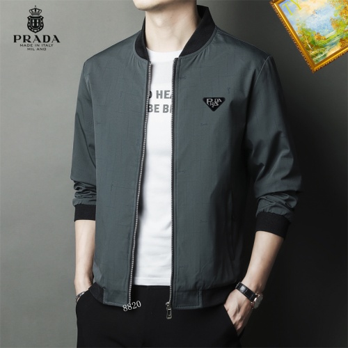 Wholesale Prada Jackets Long Sleeved For Men #1254320 $60.00 USD, Wholesale Quality Replica Prada Jackets