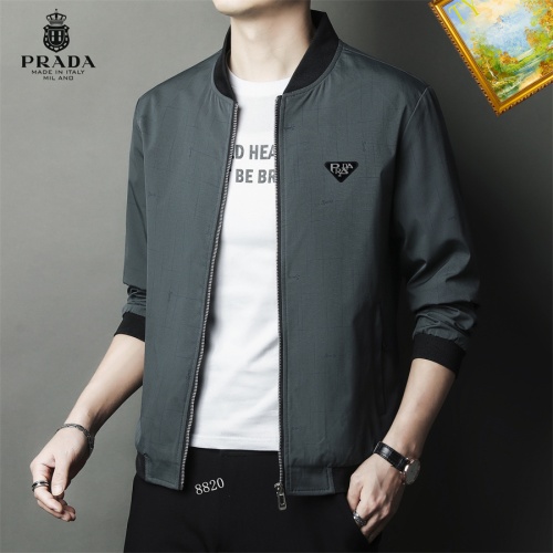 Replica Prada Jackets Long Sleeved For Men #1254320 $60.00 USD for Wholesale