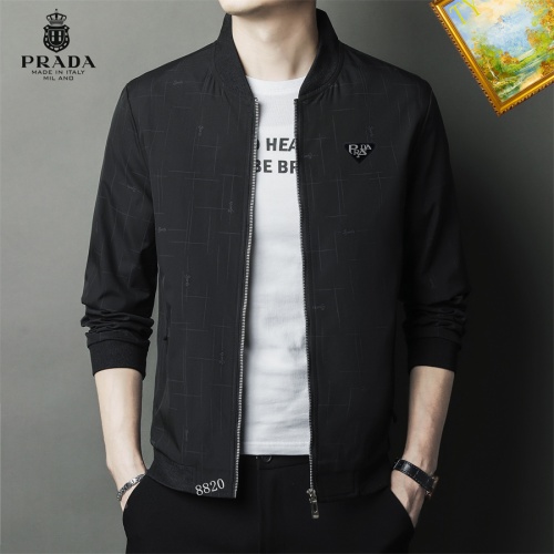 Wholesale Prada Jackets Long Sleeved For Men #1254321 $60.00 USD, Wholesale Quality Replica Prada Jackets