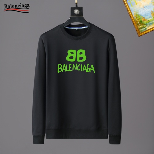 Wholesale Balenciaga Hoodies Long Sleeved For Men #1254345 $40.00 USD, Wholesale Quality Replica Balenciaga Hoodies