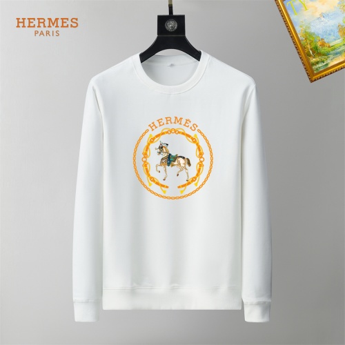 Wholesale Hermes Hoodies Long Sleeved For Men #1254362 $40.00 USD, Wholesale Quality Replica Hermes Hoodies