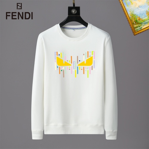 Wholesale Fendi Hoodies Long Sleeved For Men #1254374 $40.00 USD, Wholesale Quality Replica Fendi Hoodies