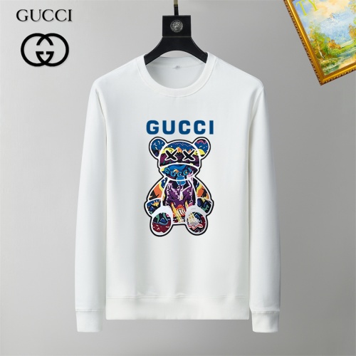 Wholesale Gucci Hoodies Long Sleeved For Men #1254386 $40.00 USD, Wholesale Quality Replica Gucci Hoodies