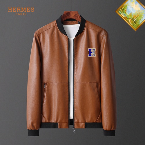 Wholesale Hermes Jackets Long Sleeved For Men #1254395 $60.00 USD, Wholesale Quality Replica Hermes Jackets