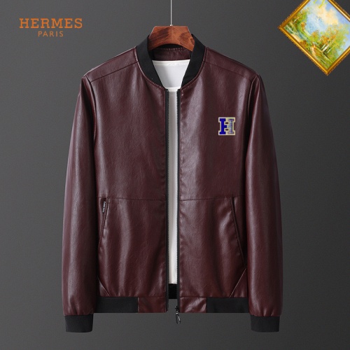 Wholesale Hermes Jackets Long Sleeved For Men #1254396 $60.00 USD, Wholesale Quality Replica Hermes Jackets