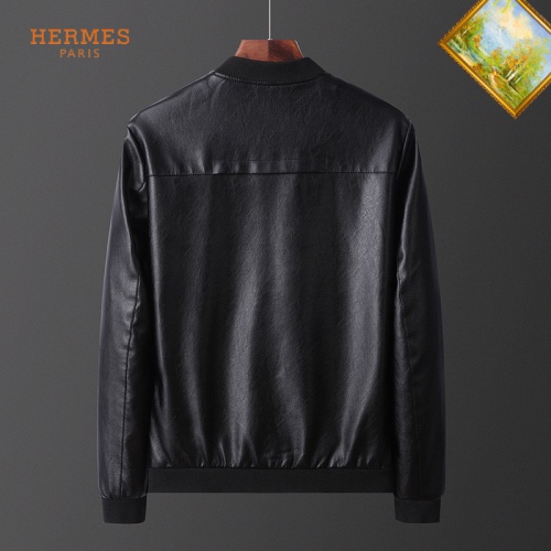 Replica Hermes Jackets Long Sleeved For Men #1254397 $60.00 USD for Wholesale