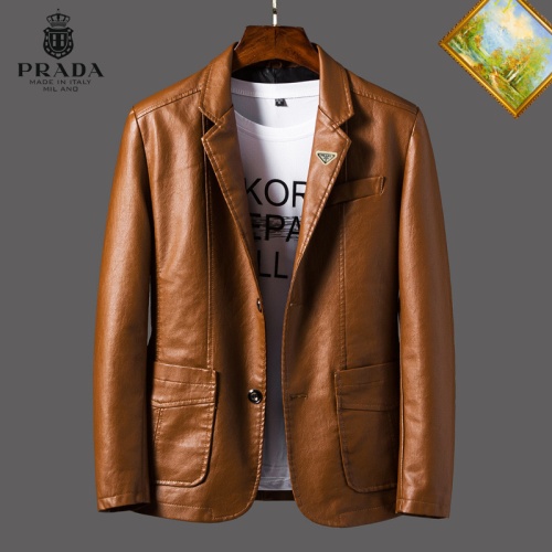 Wholesale Prada Jackets Long Sleeved For Men #1254489 $60.00 USD, Wholesale Quality Replica Prada Jackets