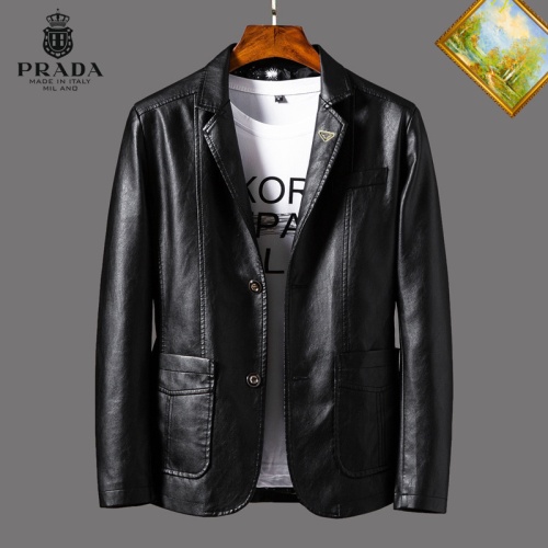 Wholesale Prada Jackets Long Sleeved For Men #1254491 $60.00 USD, Wholesale Quality Replica Prada Jackets