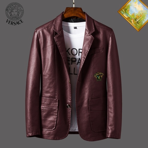 Wholesale Versace Jackets Long Sleeved For Men #1254493 $60.00 USD, Wholesale Quality Replica Versace Jackets