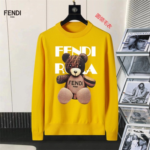 Wholesale Fendi Sweaters Long Sleeved For Men #1254609 $45.00 USD, Wholesale Quality Replica Fendi Sweaters