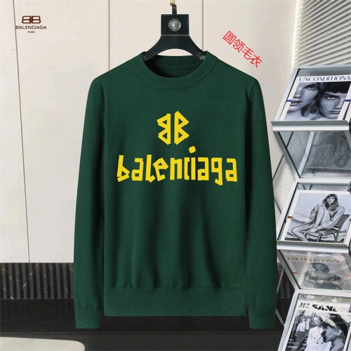 Wholesale Balenciaga Sweaters Long Sleeved For Men #1254639 $45.00 USD, Wholesale Quality Replica Balenciaga Sweaters