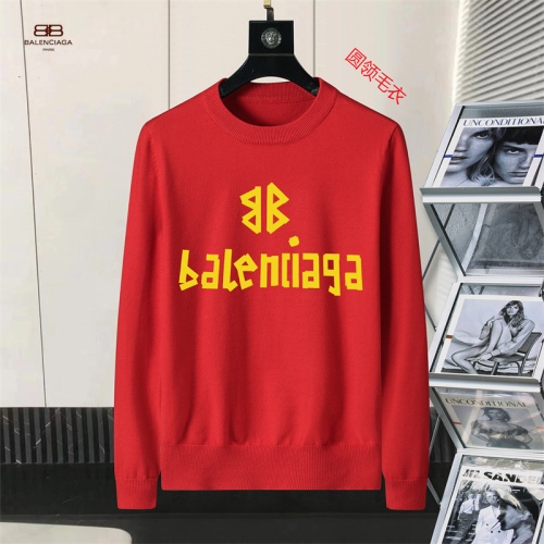 Wholesale Balenciaga Sweaters Long Sleeved For Men #1254640 $45.00 USD, Wholesale Quality Replica Balenciaga Sweaters