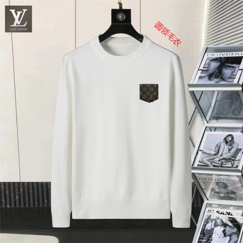 Wholesale Louis Vuitton LV Sweaters Long Sleeved For Men #1254641 $45.00 USD, Wholesale Quality Replica Louis Vuitton LV Sweaters