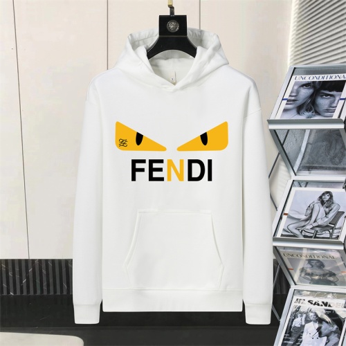 Wholesale Fendi Hoodies Long Sleeved For Men #1254712 $48.00 USD, Wholesale Quality Replica Fendi Hoodies