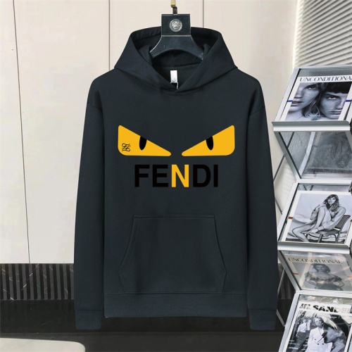 Wholesale Fendi Hoodies Long Sleeved For Men #1254713 $48.00 USD, Wholesale Quality Replica Fendi Hoodies