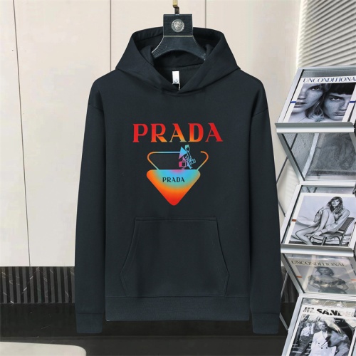 Wholesale Prada Hoodies Long Sleeved For Men #1254736 $48.00 USD, Wholesale Quality Replica Prada Hoodies