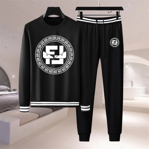 Wholesale Fendi Tracksuits Long Sleeved For Men #1254748 $88.00 USD, Wholesale Quality Replica Fendi Tracksuits