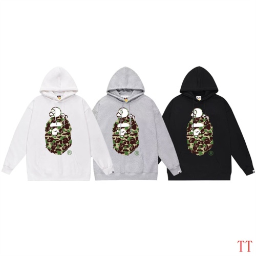 Replica Bape Hoodies Long Sleeved For Unisex #1254887 $42.00 USD for Wholesale