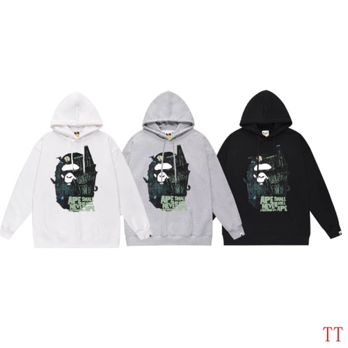 Replica Bape Hoodies Long Sleeved For Unisex #1254889 $42.00 USD for Wholesale