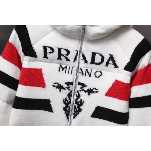 Replica Prada Down Feather Coat Long Sleeved For Unisex #1254892 $240.00 USD for Wholesale