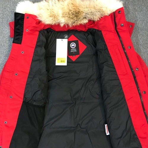 Replica Canada Goose Down Feather Coat Long Sleeved For Men #1254906 $172.00 USD for Wholesale