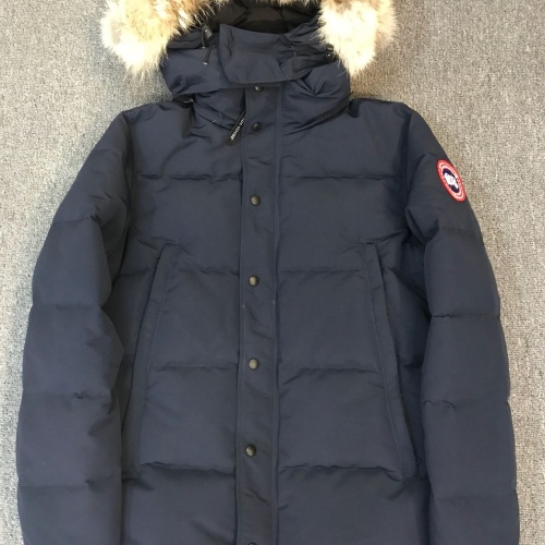 Replica Canada Goose Down Feather Coat Long Sleeved For Men #1254908 $172.00 USD for Wholesale