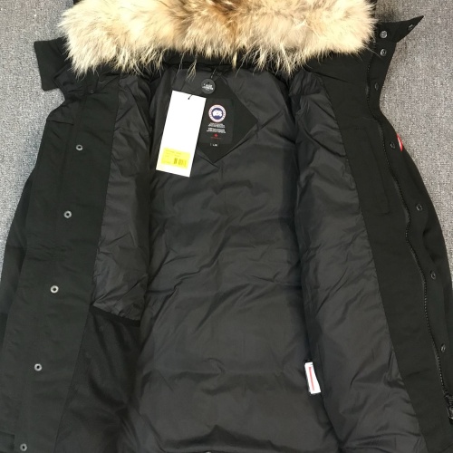 Replica Canada Goose Down Feather Coat Long Sleeved For Men #1254909 $172.00 USD for Wholesale