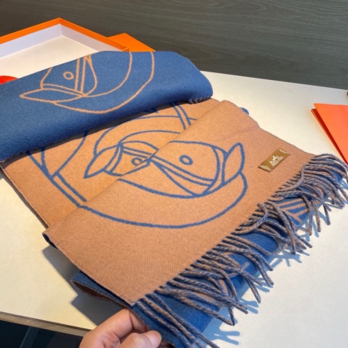 Replica Hermes Scarf #1254932 $52.00 USD for Wholesale