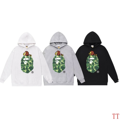 Replica Bape Hoodies Long Sleeved For Unisex #1254956 $42.00 USD for Wholesale