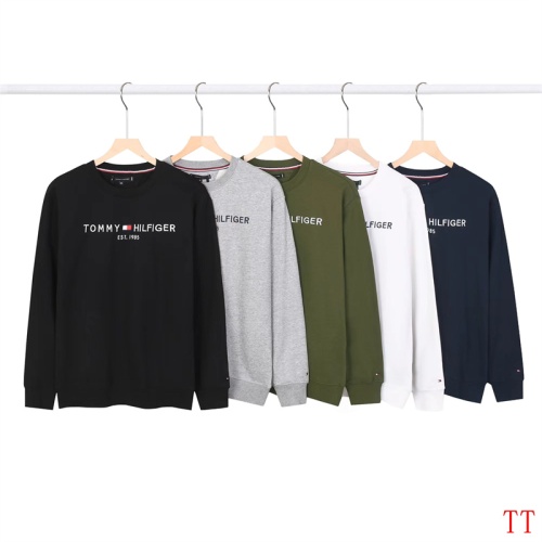 Replica Tommy Hilfiger TH Hoodies Long Sleeved For Men #1255087 $42.00 USD for Wholesale