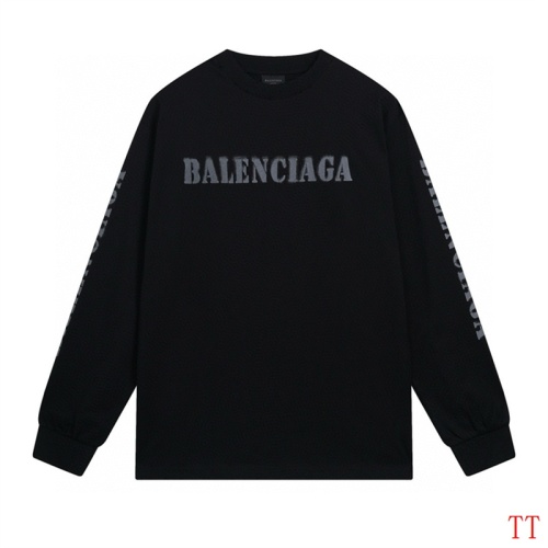 Wholesale Balenciaga T-Shirts Long Sleeved For Unisex #1255141 $45.00 USD, Wholesale Quality Replica Balenciaga T-Shirts