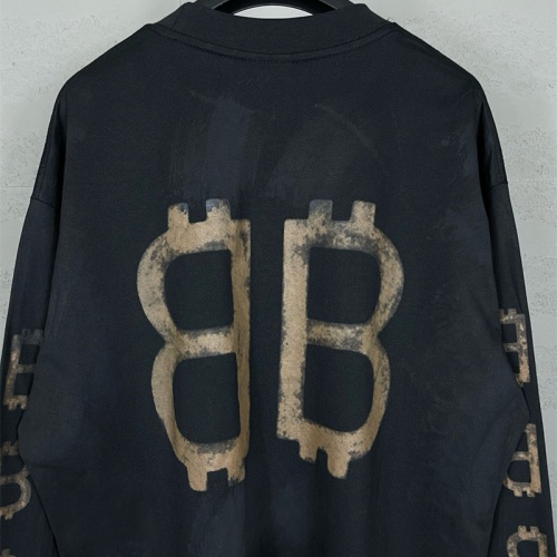 Replica Balenciaga T-Shirts Long Sleeved For Unisex #1255150 $45.00 USD for Wholesale