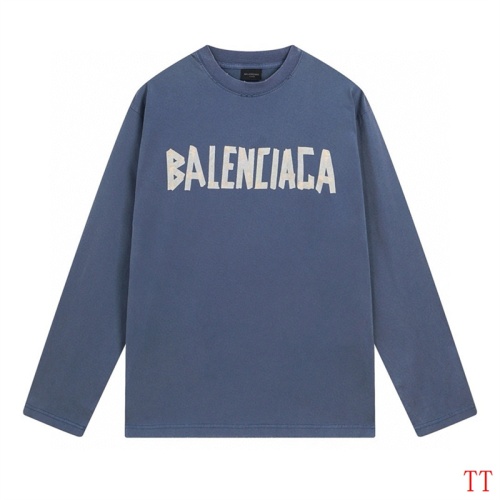 Wholesale Balenciaga T-Shirts Long Sleeved For Unisex #1255153 $45.00 USD, Wholesale Quality Replica Balenciaga T-Shirts