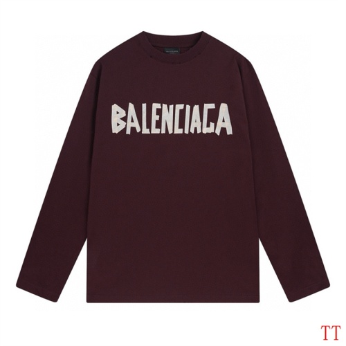 Wholesale Balenciaga T-Shirts Long Sleeved For Unisex #1255154 $45.00 USD, Wholesale Quality Replica Balenciaga T-Shirts