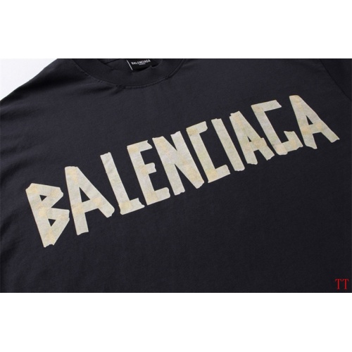 Replica Balenciaga T-Shirts Long Sleeved For Unisex #1255155 $45.00 USD for Wholesale