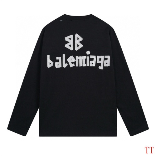 Replica Balenciaga T-Shirts Long Sleeved For Unisex #1255156 $45.00 USD for Wholesale