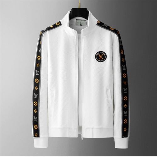 Replica Louis Vuitton LV Tracksuits Long Sleeved For Men #1255239 $88.00 USD for Wholesale