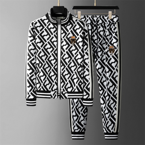 Wholesale Fendi Tracksuits Long Sleeved For Men #1255247 $88.00 USD, Wholesale Quality Replica Fendi Tracksuits