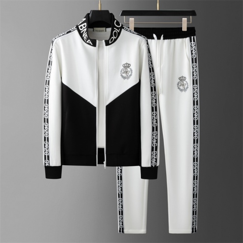 Wholesale Dolce &amp; Gabbana D&amp;G Tracksuits Long Sleeved For Men #1255253 $88.00 USD, Wholesale Quality Replica Dolce &amp; Gabbana D&amp;G Tracksuits