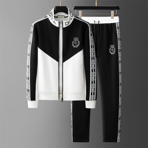 Wholesale Dolce &amp; Gabbana D&amp;G Tracksuits Long Sleeved For Men #1255254 $88.00 USD, Wholesale Quality Replica Dolce &amp; Gabbana D&amp;G Tracksuits