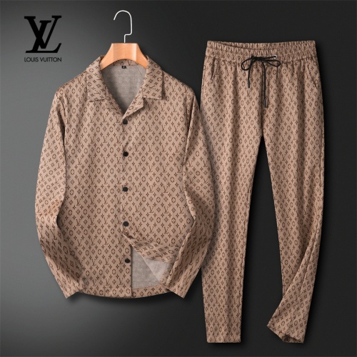 Wholesale Louis Vuitton LV Tracksuits Long Sleeved For Men #1255264 $92.00 USD, Wholesale Quality Replica Louis Vuitton LV Tracksuits